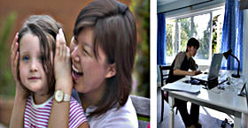 CTC homestay students - work and play